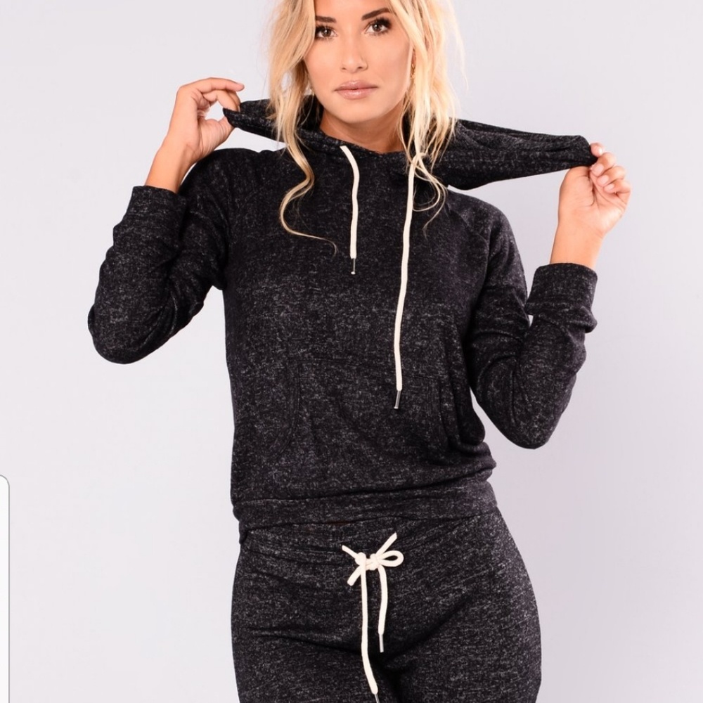 NWOT Fashion Nova Modern Culture Black Hoodie